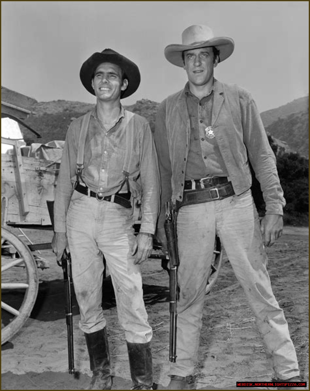 Did James Arness and Dennis Weaver get along?